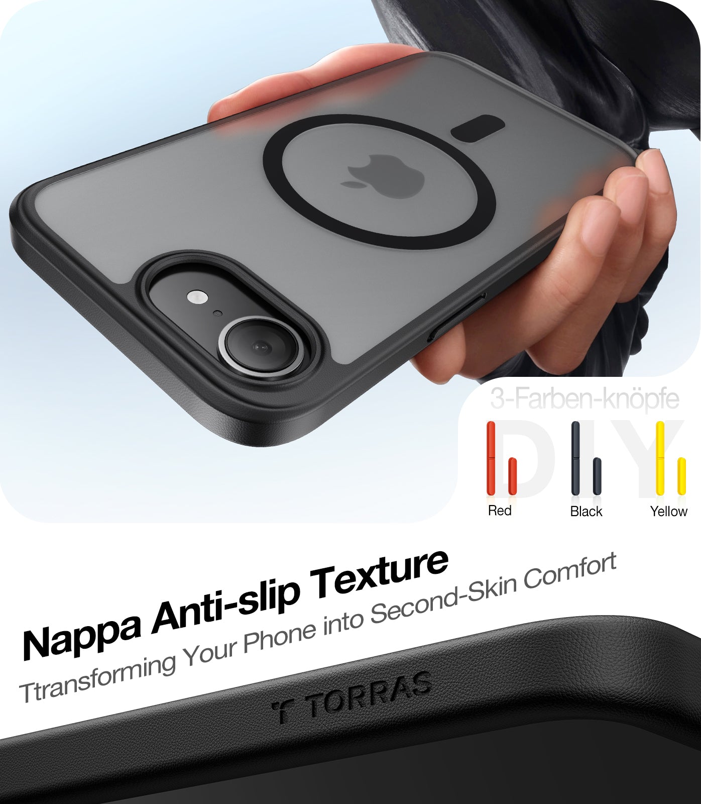 Pouzdro MagSafe pro Apple iPhone 17 Pro Max, Torras, Guardian, Námořnická modř
