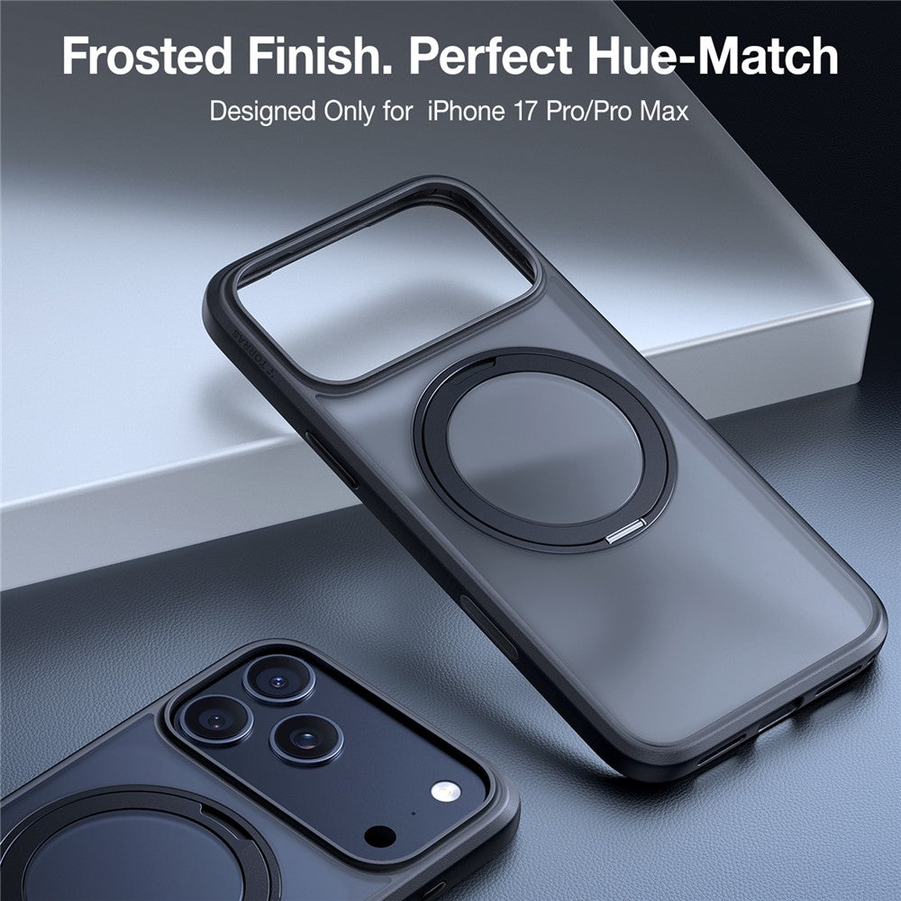 Pouzdro MagSafe pro Apple iPhone 17 Pro Max, Torras, Ostand Pro, Černá