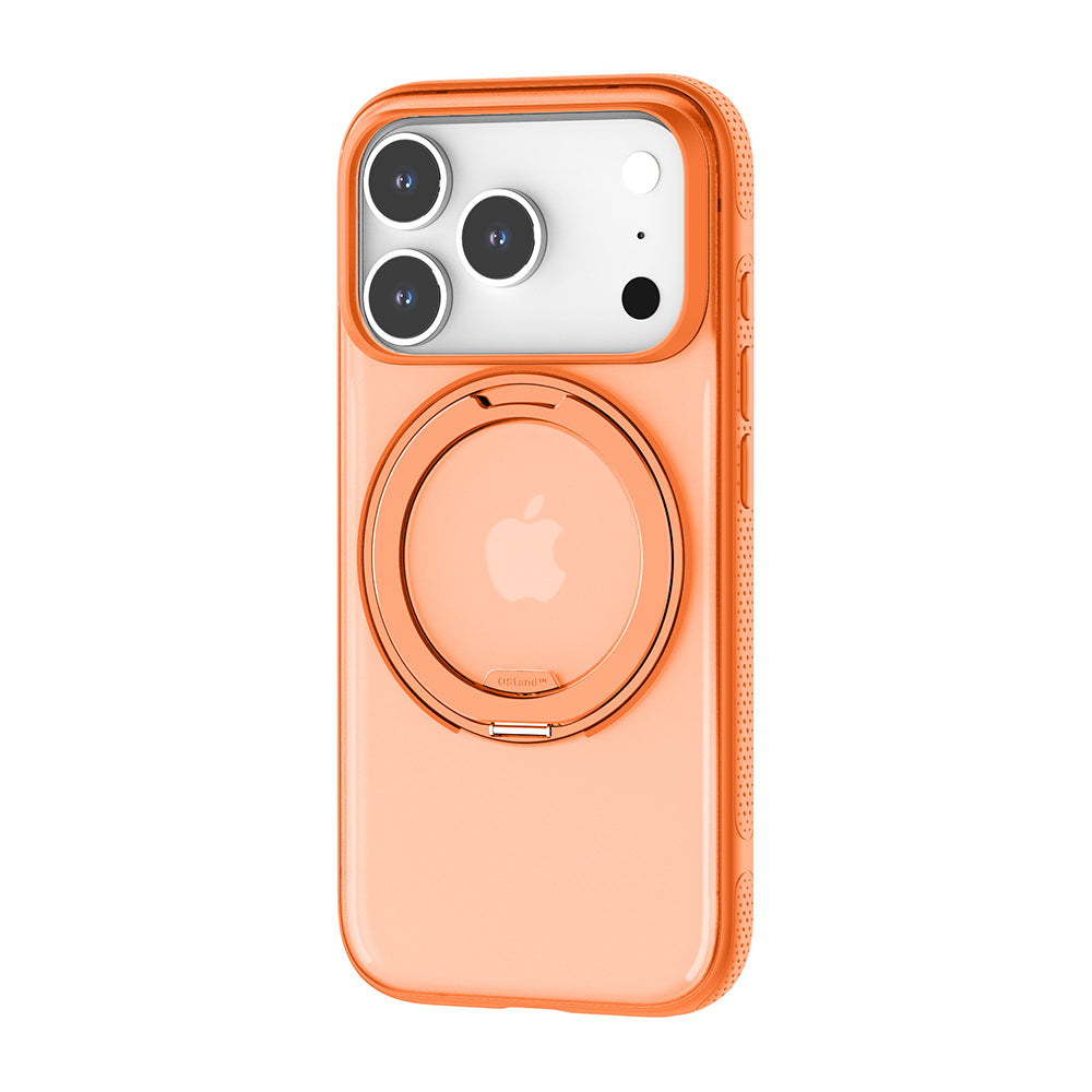 Pouzdro MagSafe pro Apple iPhone 17 Pro Max, Torras, Ostand R Fitness, Oranžová