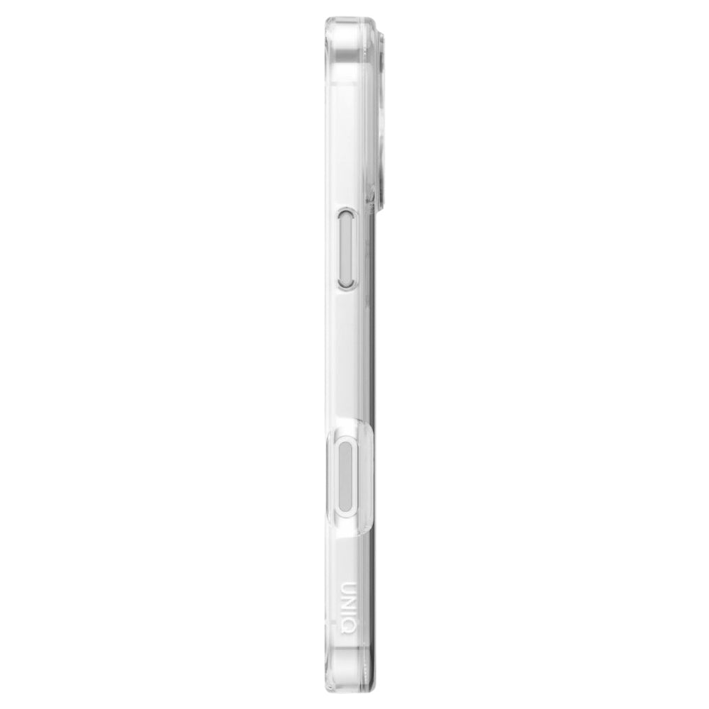 Pouzdro MagSafe pro Apple iPhone 17 Pro Max, UNIQ, Clario MagClick, Průhledné
