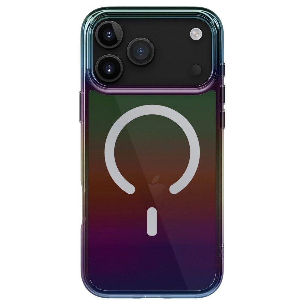 Pouzdro MagSafe pro Apple iPhone 17 Pro Max, UNIQ, Iridescia MagClick, Aurora