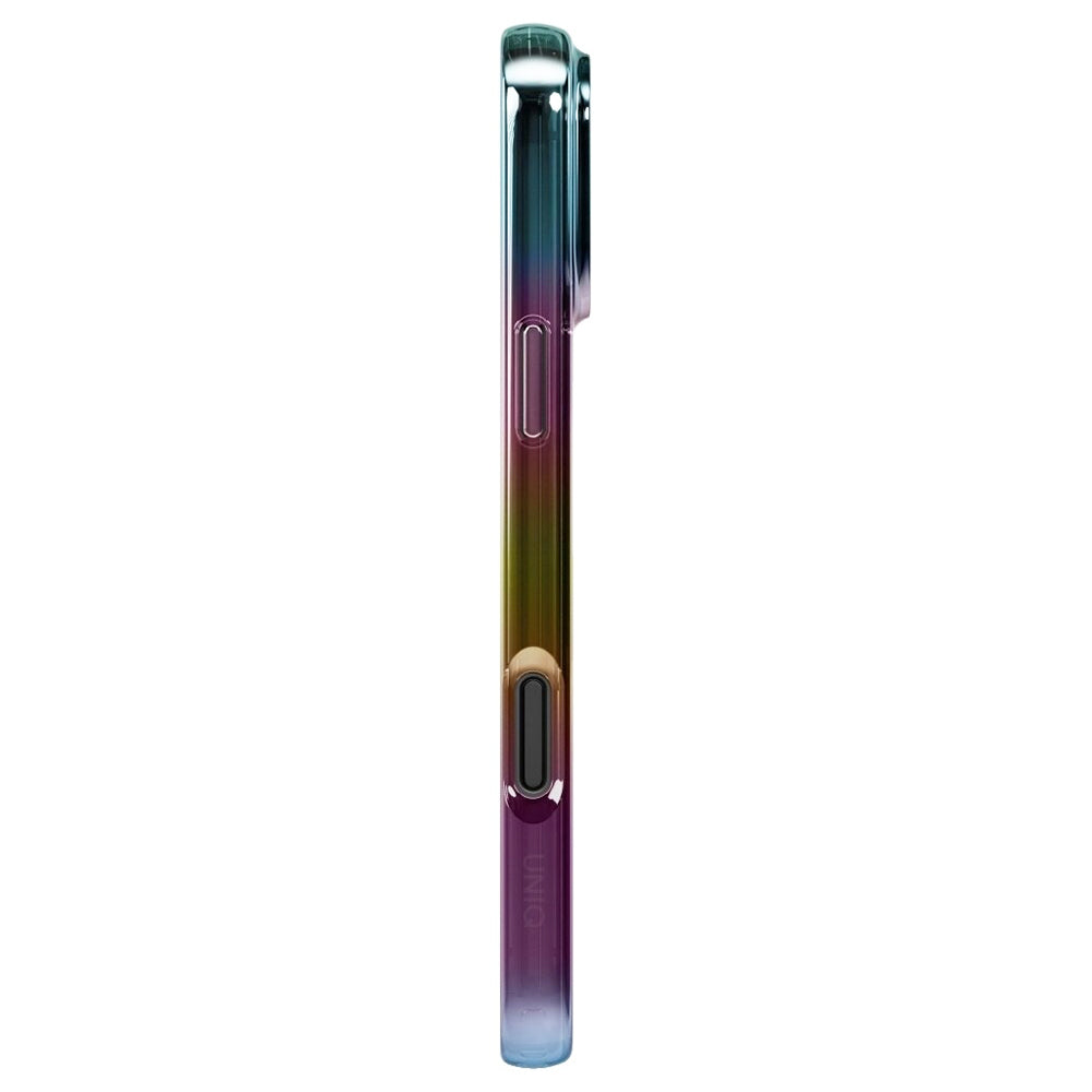 Pouzdro MagSafe pro Apple iPhone 17 Pro Max, UNIQ, Iridescia MagClick, Aurora