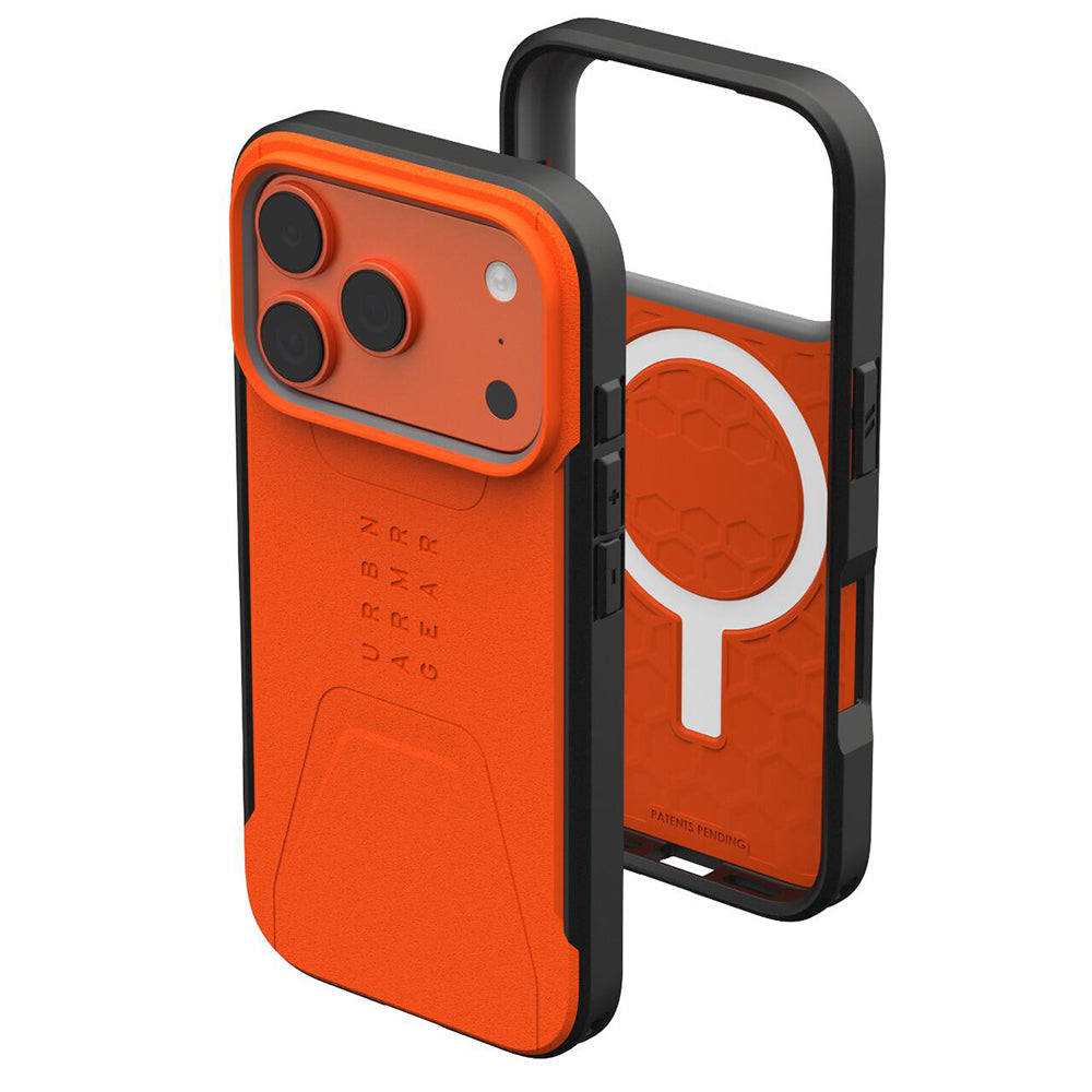 MagSafe pouzdro pro Apple iPhone 17 Pro Max, Urban Armor Gear, Civilian LT, Oranžové