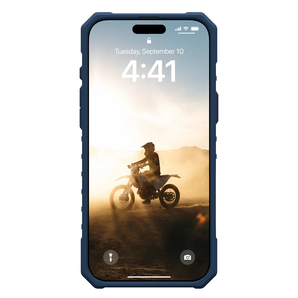 Pouzdro MagSafe pro Apple iPhone 17 Pro Max, Urban Armor Gear, Pathfinder Clear with Lanyard, Modrá