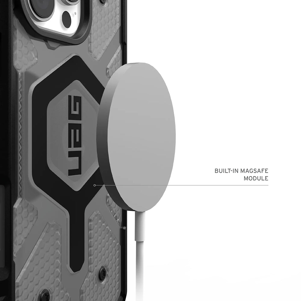 Pouzdro MagSafe pro Apple iPhone 17 Pro Max, Urban Armor Gear, Pathfinder Clear, Šedá