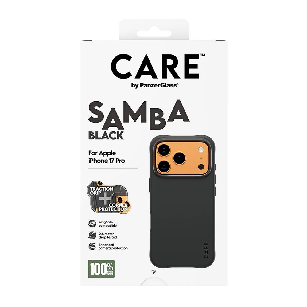 Pouzdro MagSafe pro Apple iPhone 17 Pro, PanzerGlass, Care Fashionable, Černá