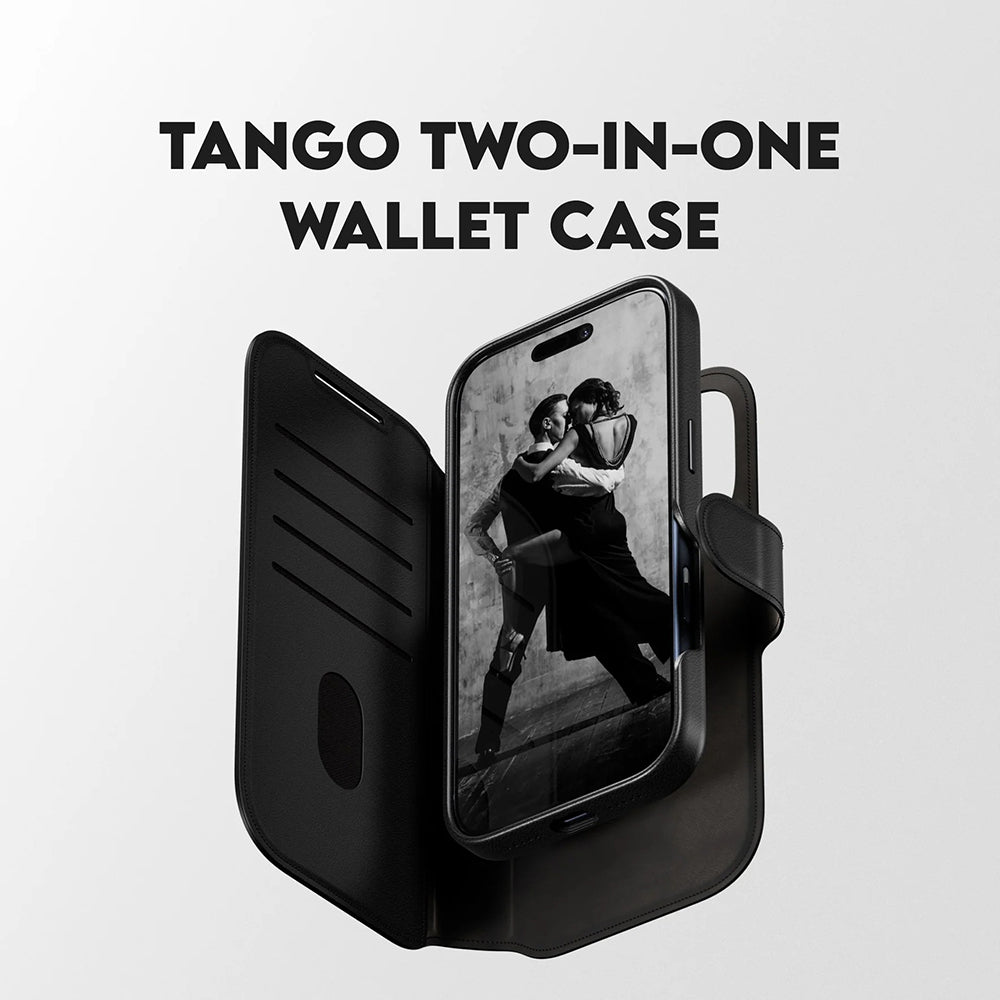 Pouzdro MagSafe pro Apple iPhone 17 Pro, PanzerGlass, Care Feature Tango Two-in-One, Černá