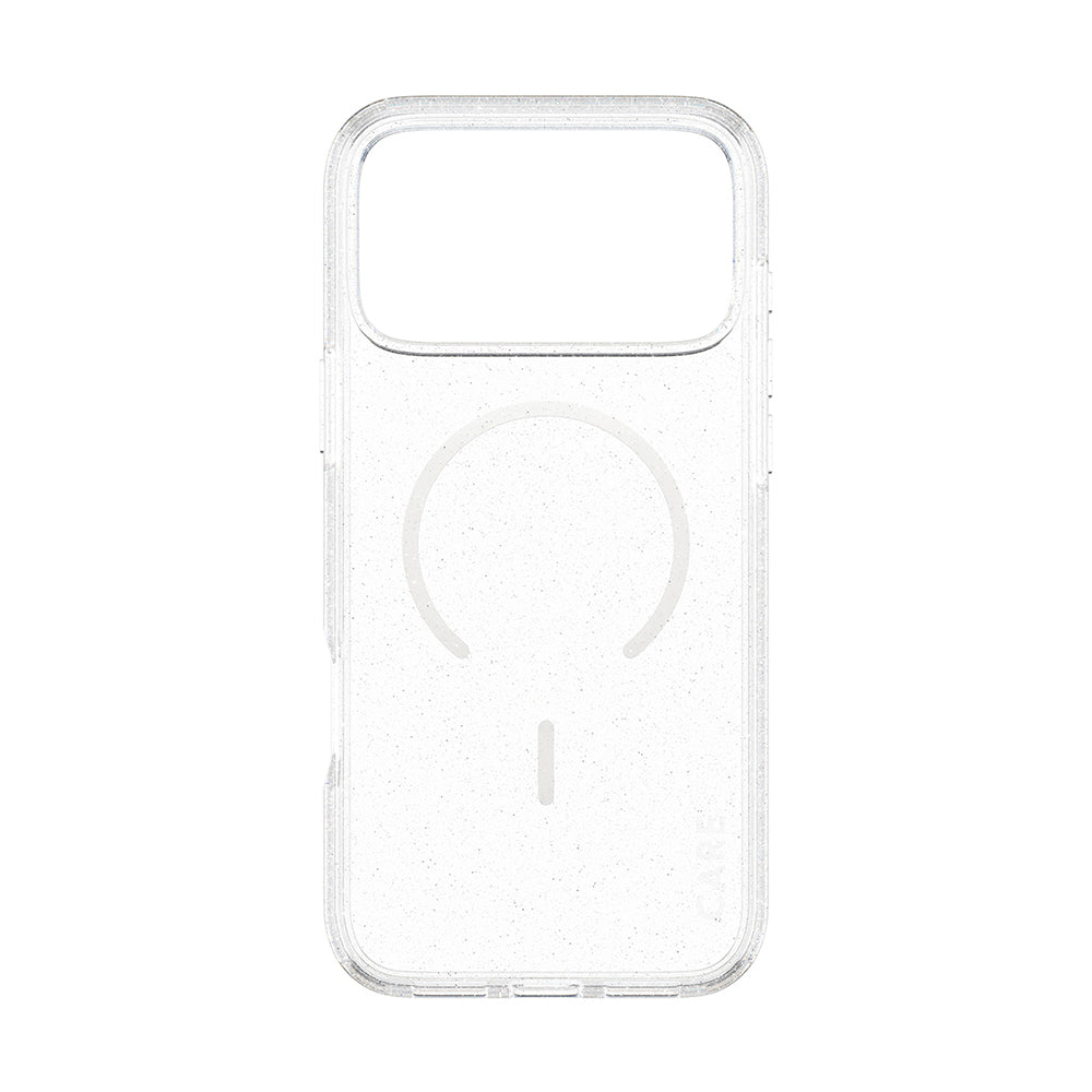 Pouzdro MagSafe pro Apple iPhone 17 Pro, PanzerGlass, Care Urban Explorer Star Lit, Průhledná Bílá