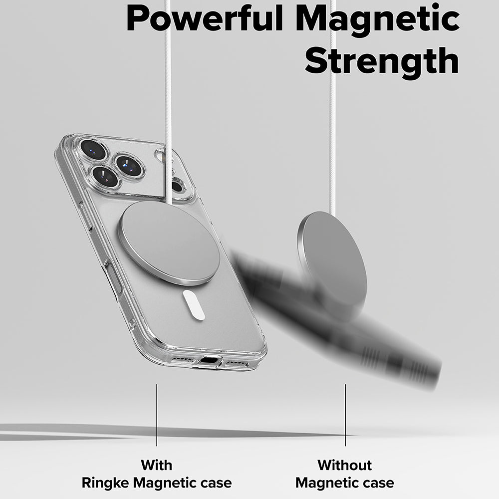 MagSafe Case for Apple iPhone 17 Pro, Ringke, Fusion, Matte Transparent