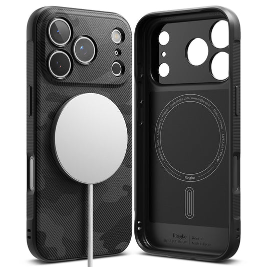 Pouzdro MagSafe pro Apple iPhone 17 Pro, Ringke, Onyx, Camouflage
