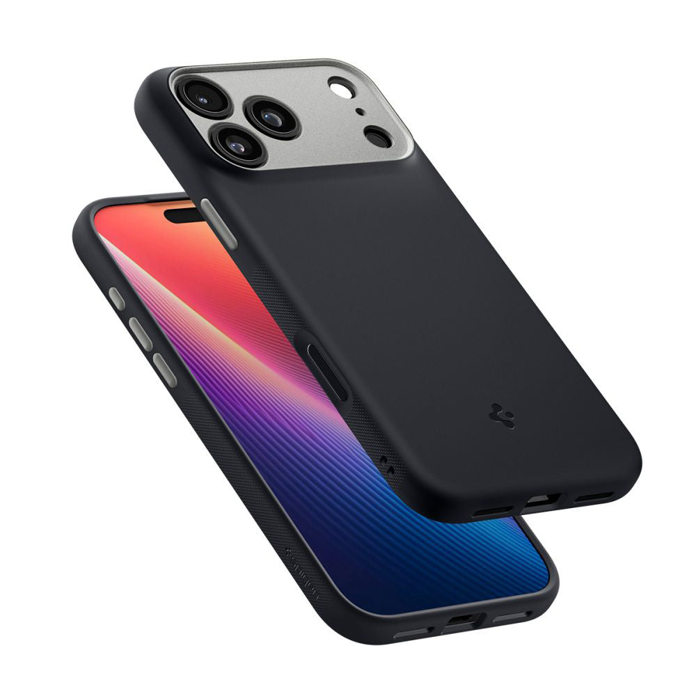 Pouzdro MagSafe pro Apple iPhone 17 Pro, Spigen, Caseology Nano Pop, Černá ACS10328