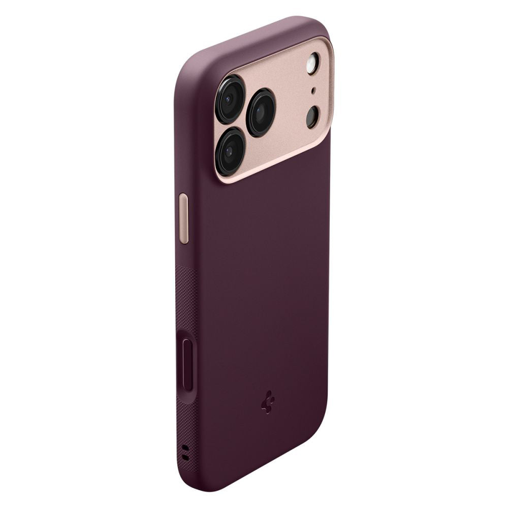 Pouzdro MagSafe pro Apple iPhone 17 Pro, Spigen, Caseology Nano Pop, Višňová ACS10327