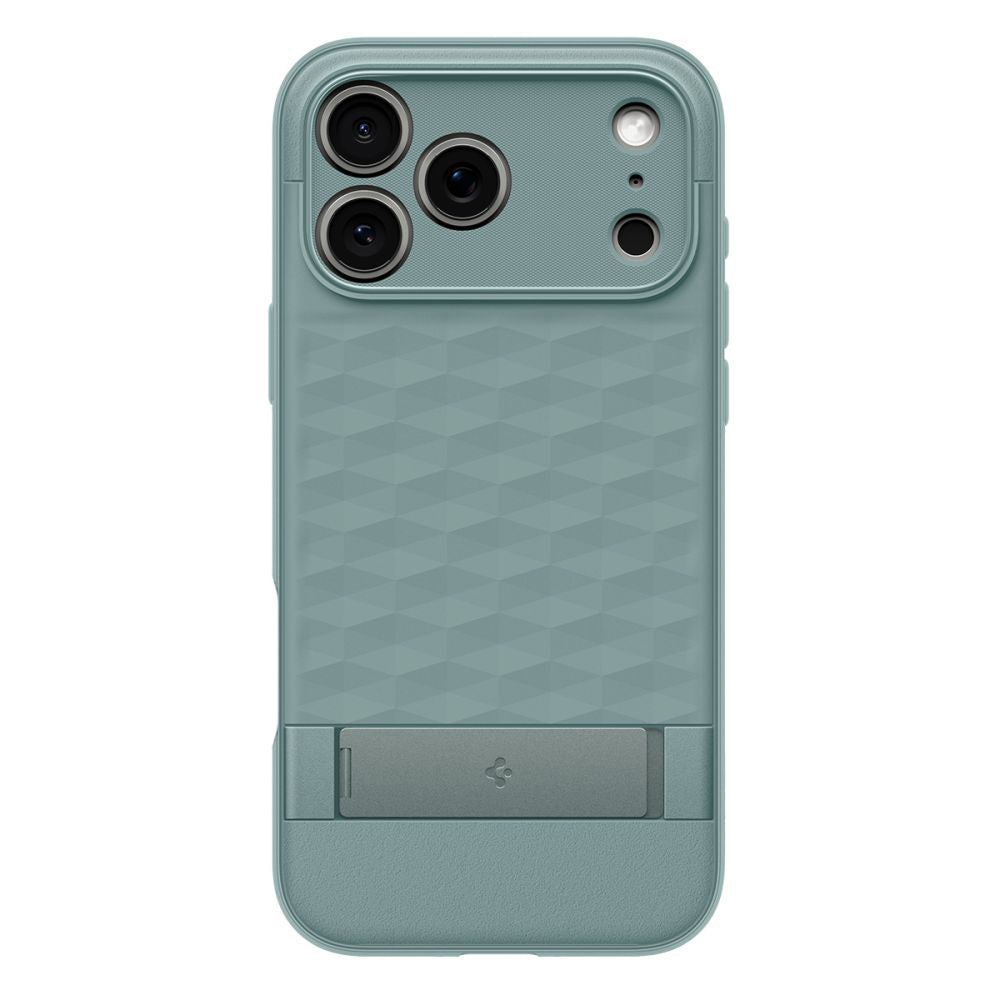 Pouzdro MagSafe pro Apple iPhone 17 Pro, Spigen, Caseology Parallax S, Zelená