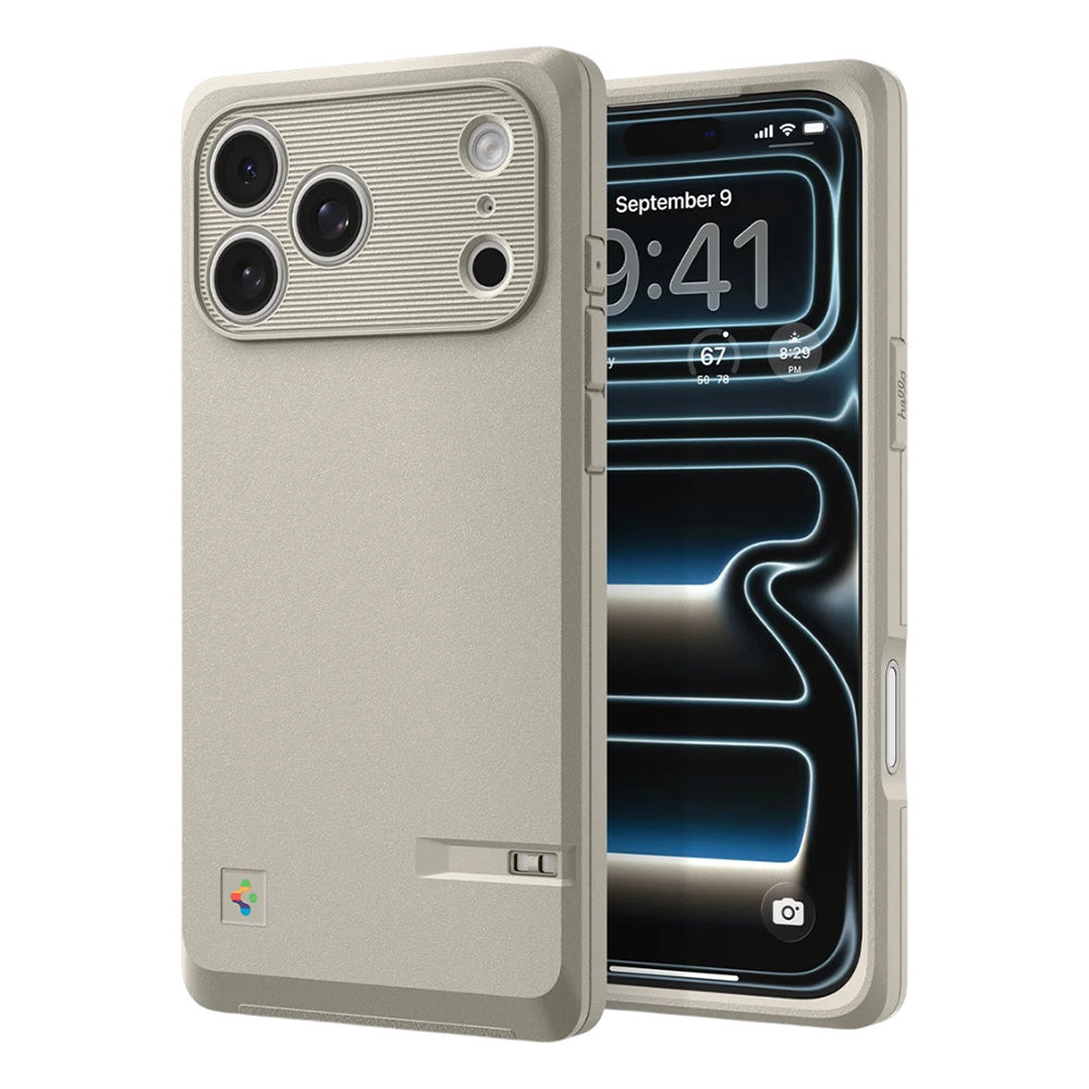 MagSafe pouzdro pro Apple iPhone 17 Pro, Spigen, Classic LS, krémové ACS10479