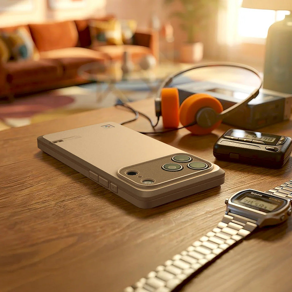 MagSafe pouzdro pro Apple iPhone 17 Pro, Spigen, Classic LS, krémové ACS10479