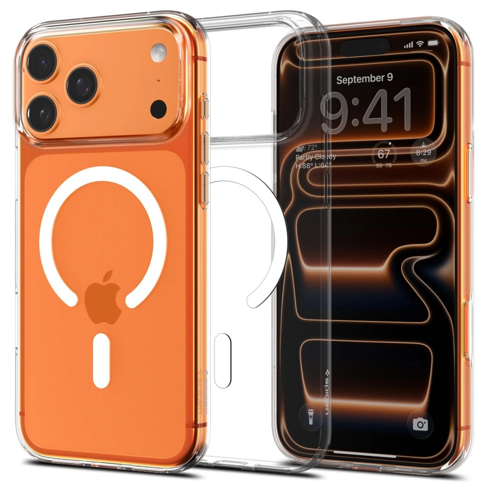 Pouzdro MagSafe pro Apple iPhone 17 Pro, Spigen, Liquid Crystal, Bílá ACS10396