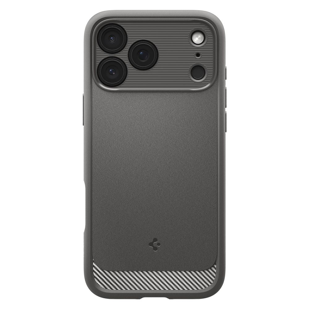 Pouzdro MagSafe pro Apple iPhone 17 Pro, Spigen, Rugged Armor, Šedá ACS10330