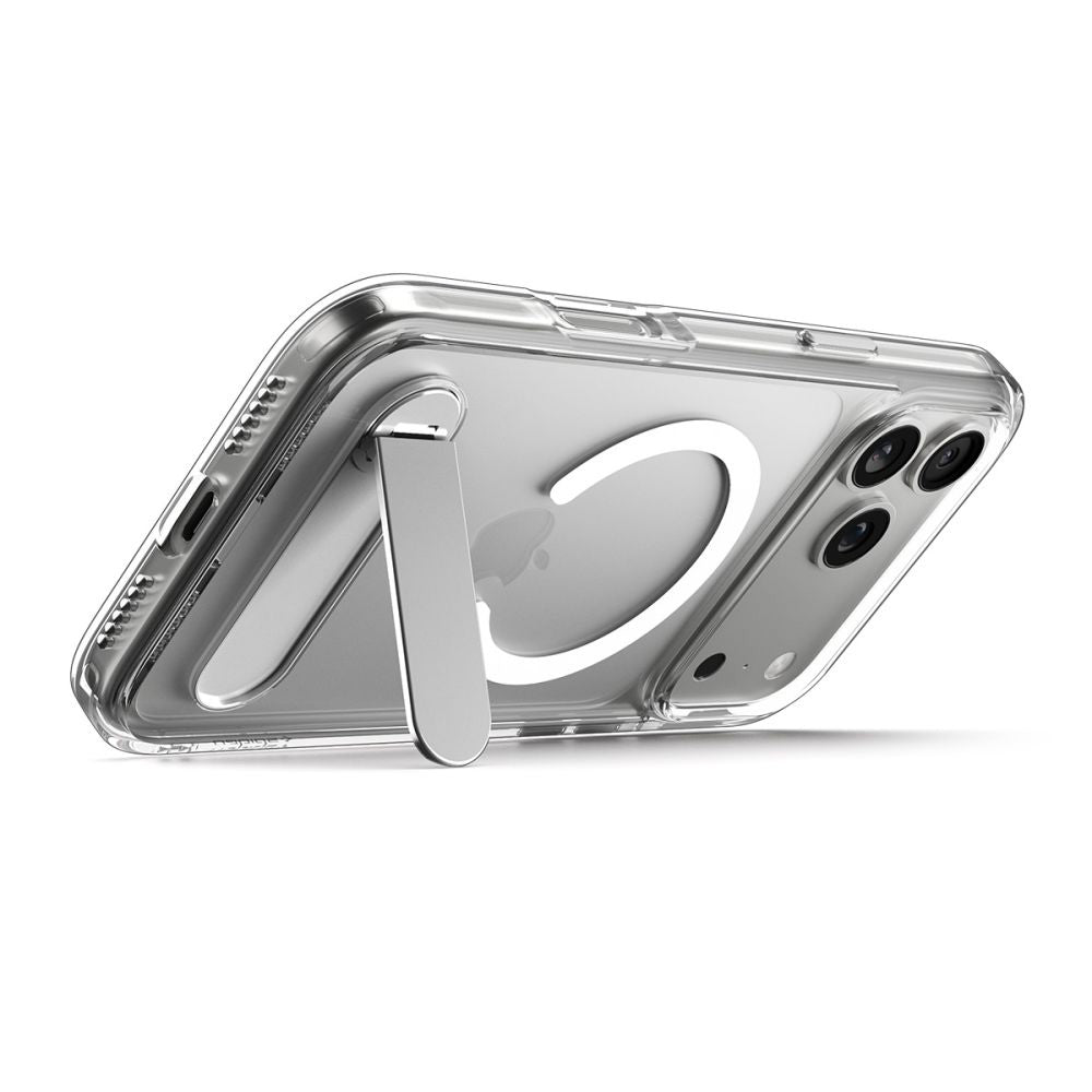 Pouzdro MagSafe pro Apple iPhone 17 Pro, Spigen, Ultra Hybrid S, Transparentní ACS09946