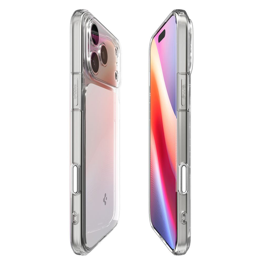 Pouzdro MagSafe pro Apple iPhone 17 Pro, Spigen, Ultra Hybrid T, Bílá ACS10344