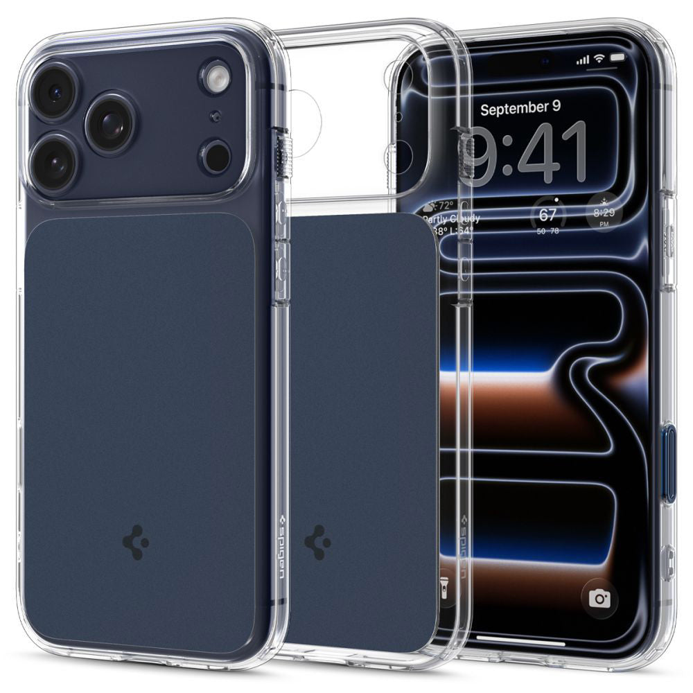 Pouzdro MagSafe pro Apple iPhone 17 Pro, Spigen, Ultra Hybrid T, Matně modrá ACS10476