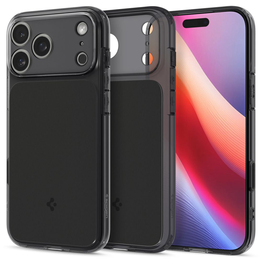 Pouzdro MagSafe pro Apple iPhone 17 Pro, Spigen, Ultra Hybrid T, Matně černé ACS10345