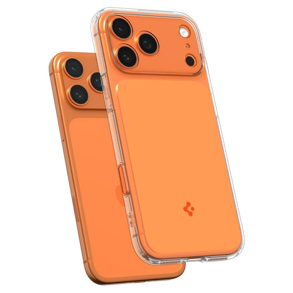 Pouzdro MagSafe pro Apple iPhone 17 Pro, Spigen, Ultra Hybrid T, Oranžové ACS10477