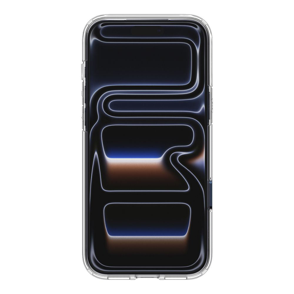 Pouzdro MagSafe pro Apple iPhone 17 Pro, Spigen, Ultra Hybrid, Transparentní Námořnická modř ACS11111