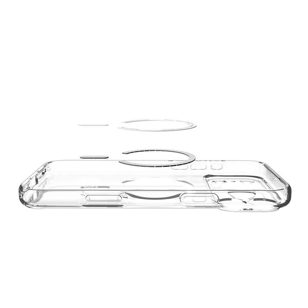 Pouzdro MagSafe pro Apple iPhone 17 Pro, Spigen, Ultra Hybrid, Transparentní Námořnická modř ACS11111