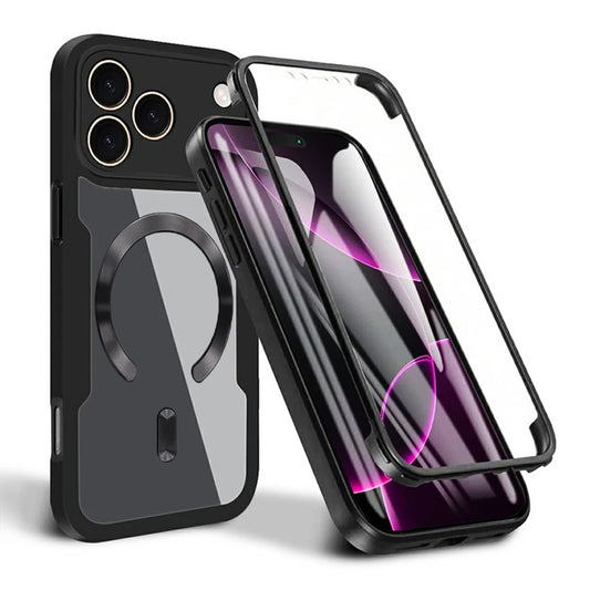 Pouzdro MagSafe pro Apple iPhone 17 Pro, Techsuit, ColorVerse 360, Černá