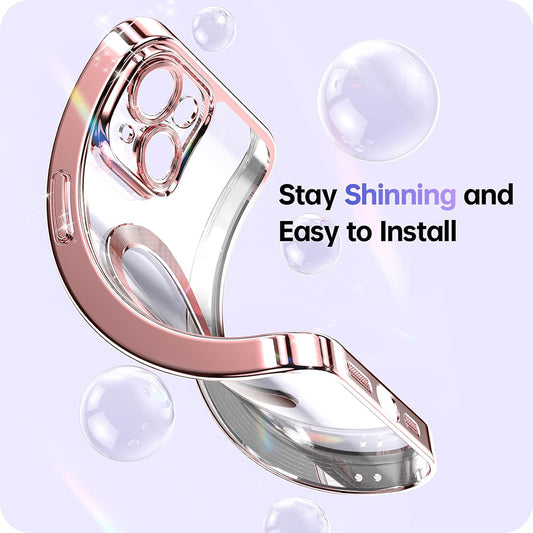 Pouzdro MagSafe pro Apple iPhone 17 Pro, Techsuit, Luxury Glitter, Bleu