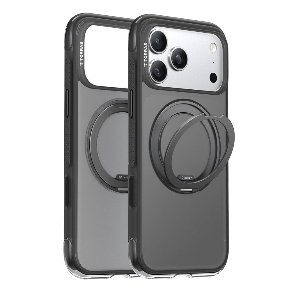 MagSafe pouzdro pro Apple iPhone 17 Pro, Torras, Ostand O3 Air, černé