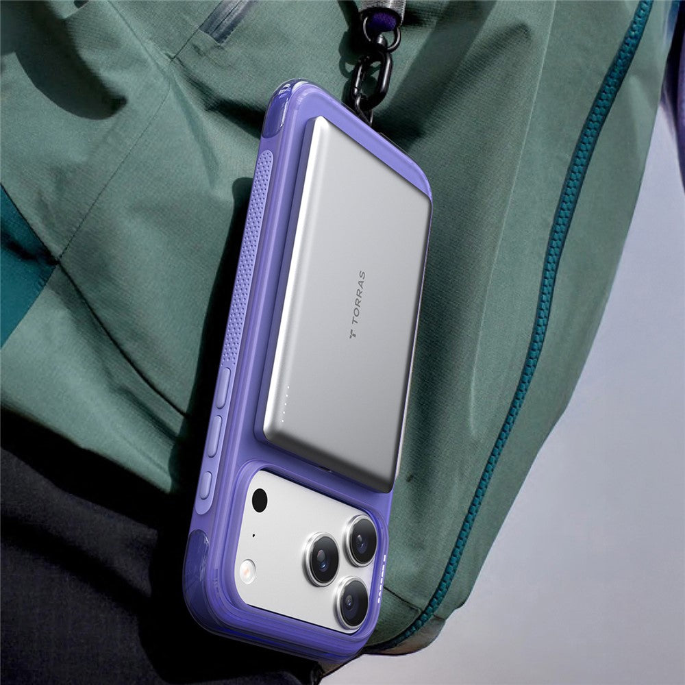 MagSafe pouzdro pro Apple iPhone 17 Pro, Torras, Ostand O3 Air, černé