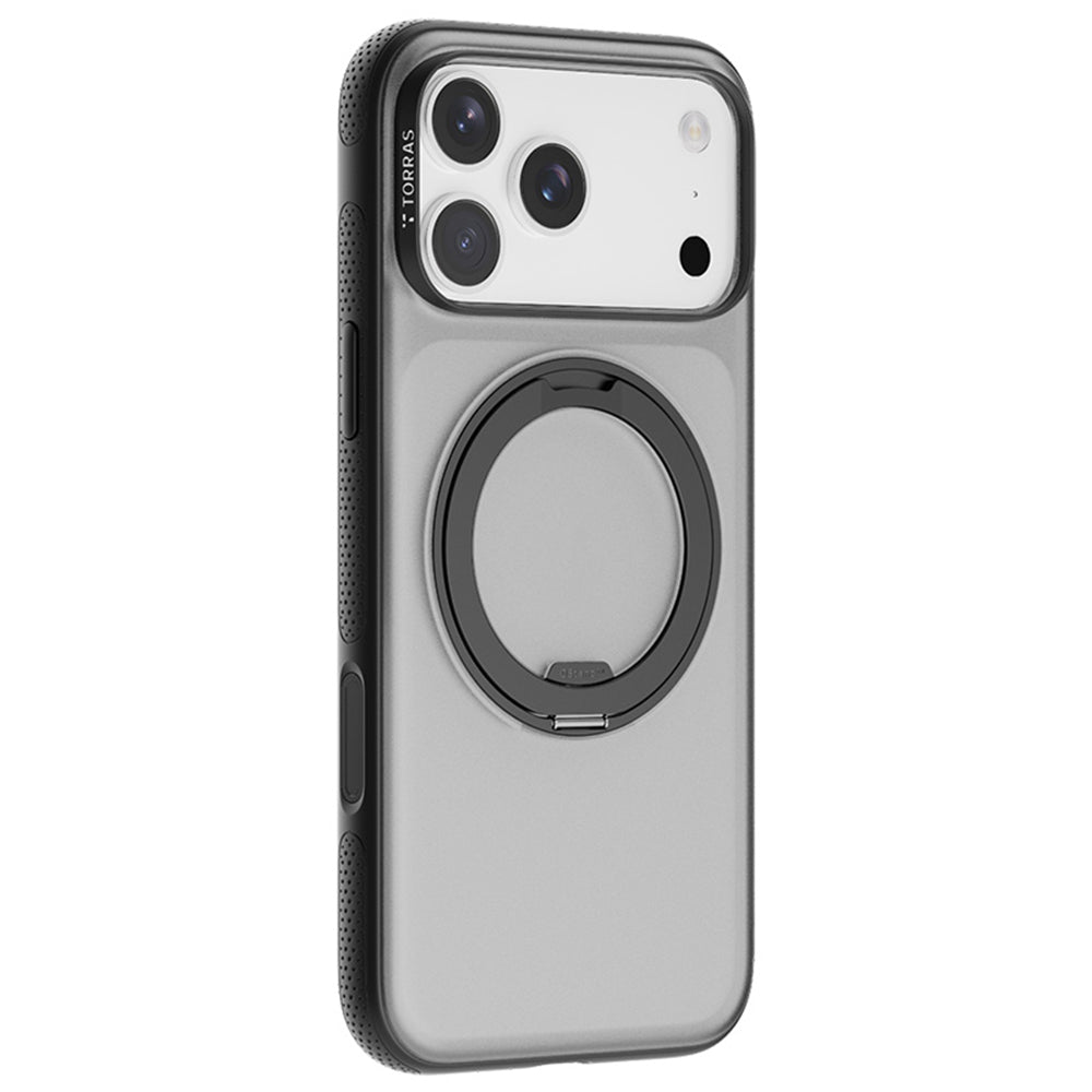 Pouzdro MagSafe pro Apple iPhone 17 Pro, Torras, Ostand R Fitness, Černá