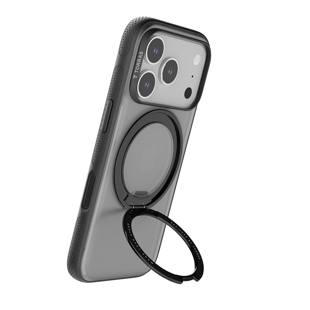 Pouzdro MagSafe pro Apple iPhone 17 Pro, Torras, Ostand R Fitness, Černá