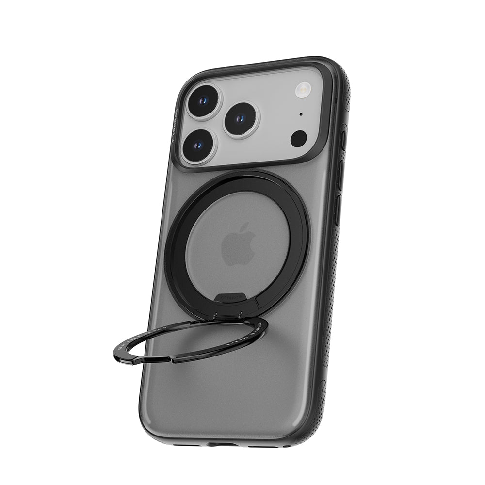 Pouzdro MagSafe pro Apple iPhone 17 Pro, Torras, Ostand R Fitness, Černá
