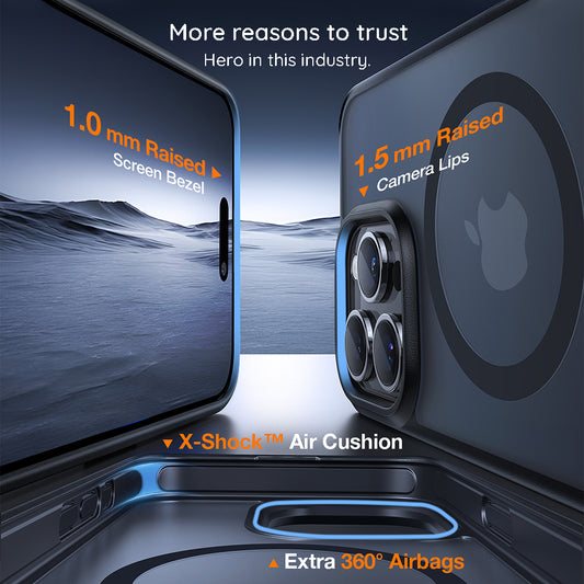 Pouzdro MagSafe pro Apple iPhone 17 Pro, Torras, Pstand, Průhledné