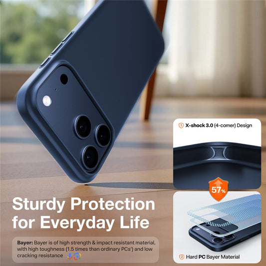 Pouzdro MagSafe pro Apple iPhone 17 Pro, Torras, SlimFit, Modrá