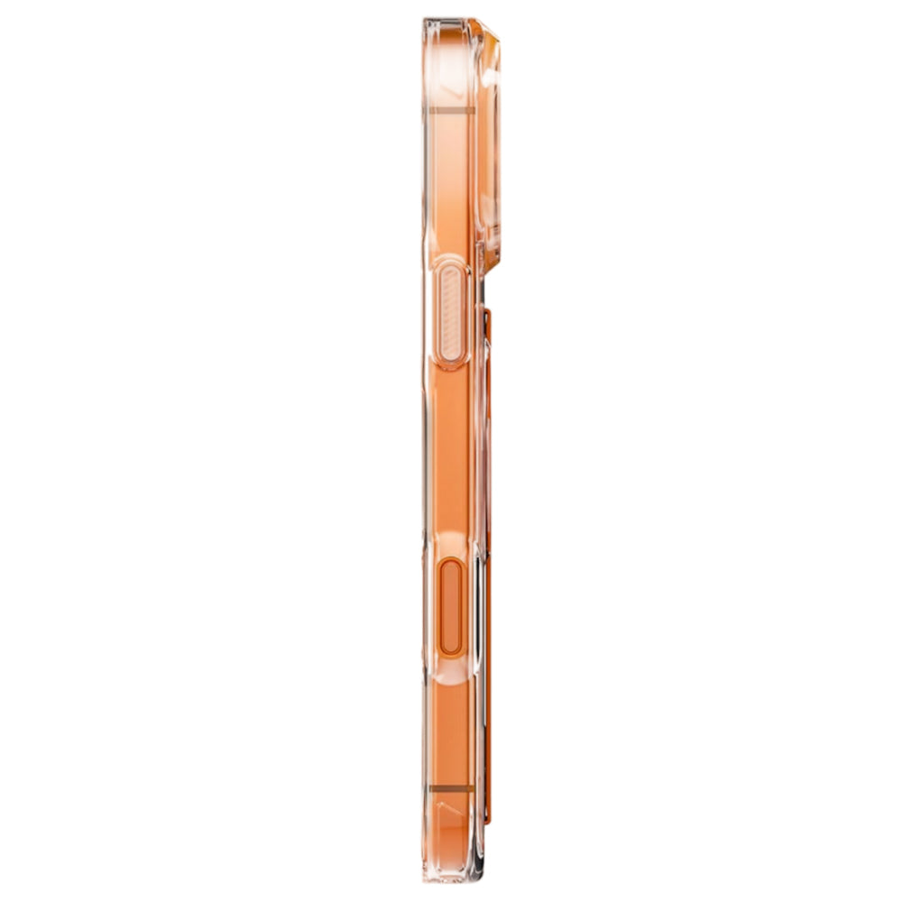 Pouzdro MagSafe pro Apple iPhone 17 Pro, UNIQ, Heldro Air MagClick, Průhledná Šedá