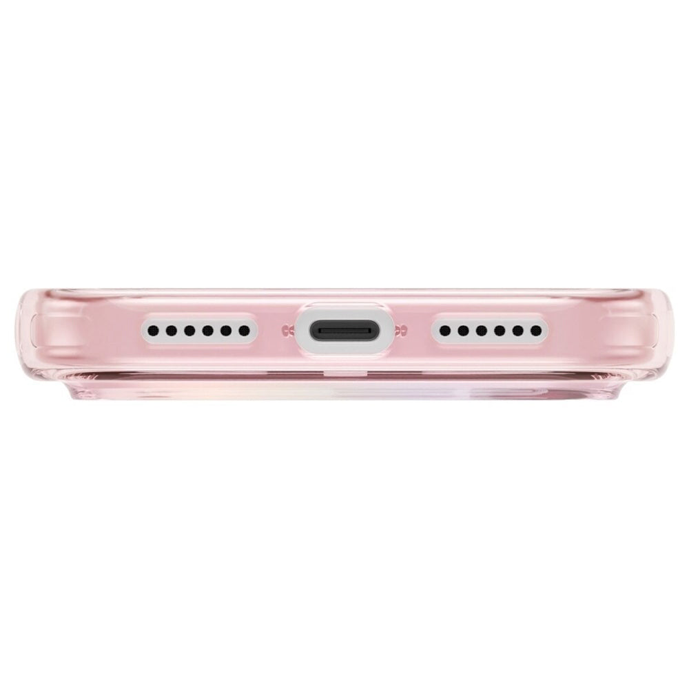 Pouzdro MagSafe pro Apple iPhone 17 Pro, UNIQ, Iridescia MagClick, Pastelově modrá