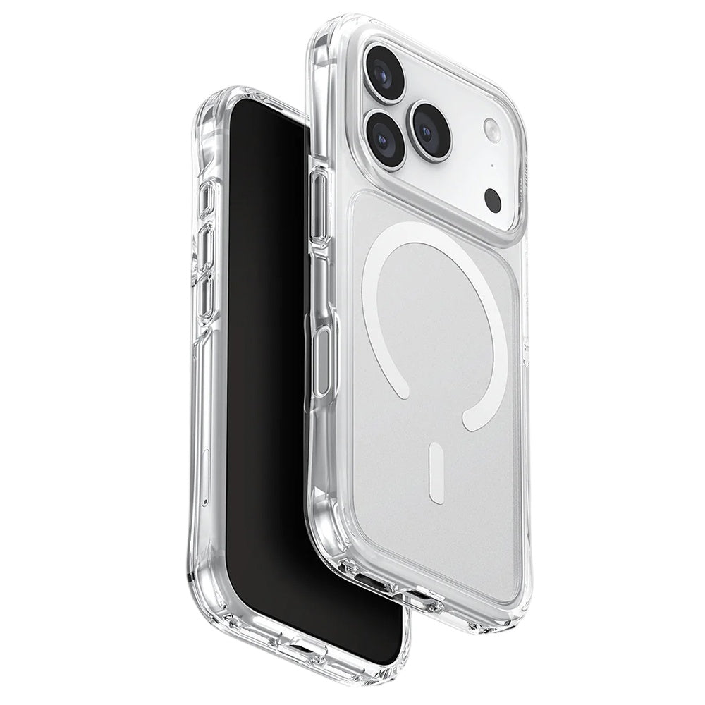 Pouzdro MagSafe pro Apple iPhone 17 Pro, UNIQ, LifePro Xtreme MagClick, Průhledné