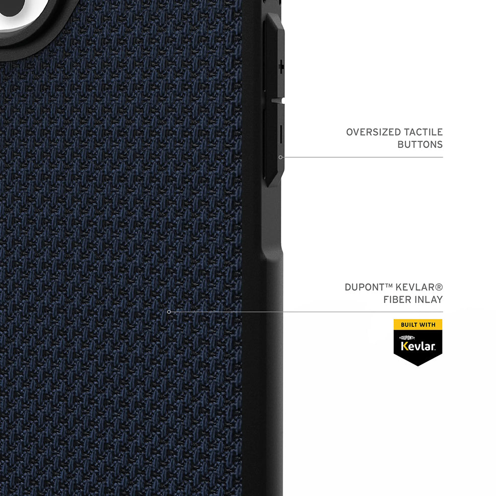 Pouzdro MagSafe pro Apple iPhone 17 Pro, Urban Armor Gear, Metropolis LT Kevlar, Námořnická modř