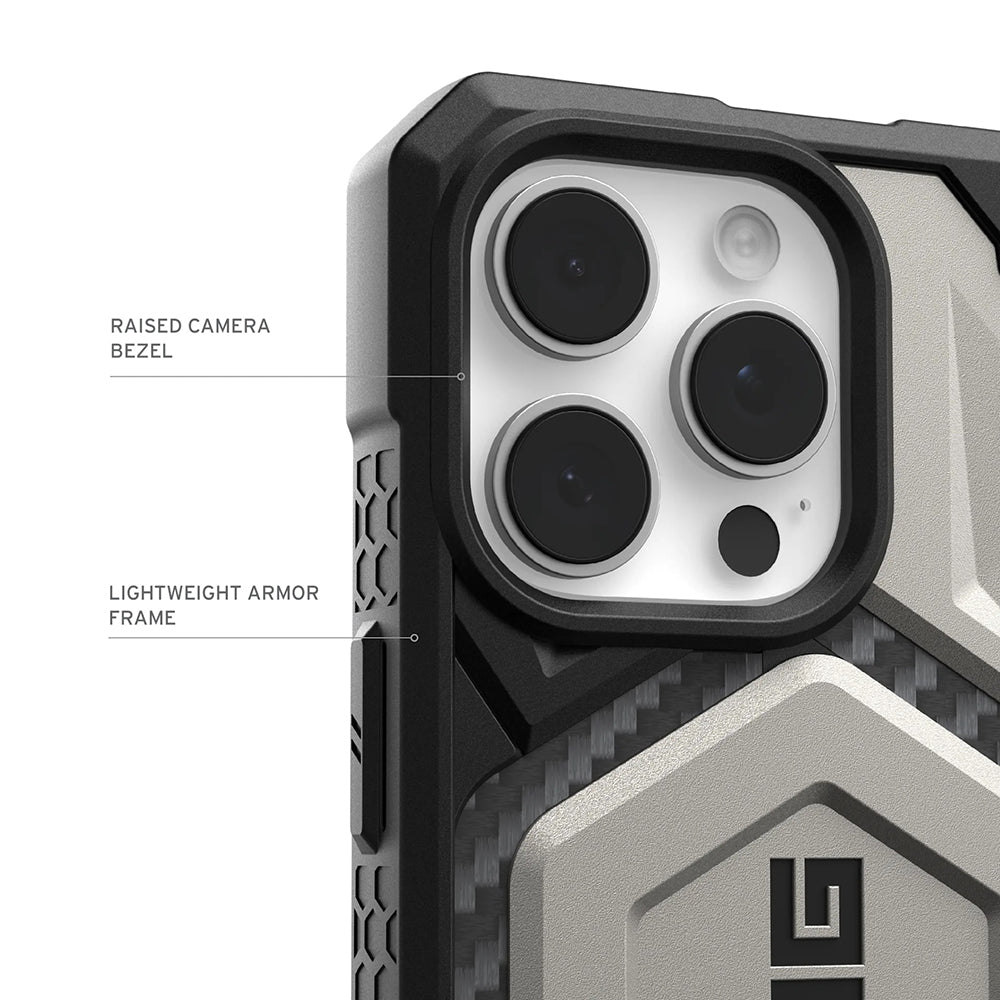 MagSafe Case for Apple iPhone 17 Pro, Urban Armor Gear, Monarch Pro Kevlar, Black