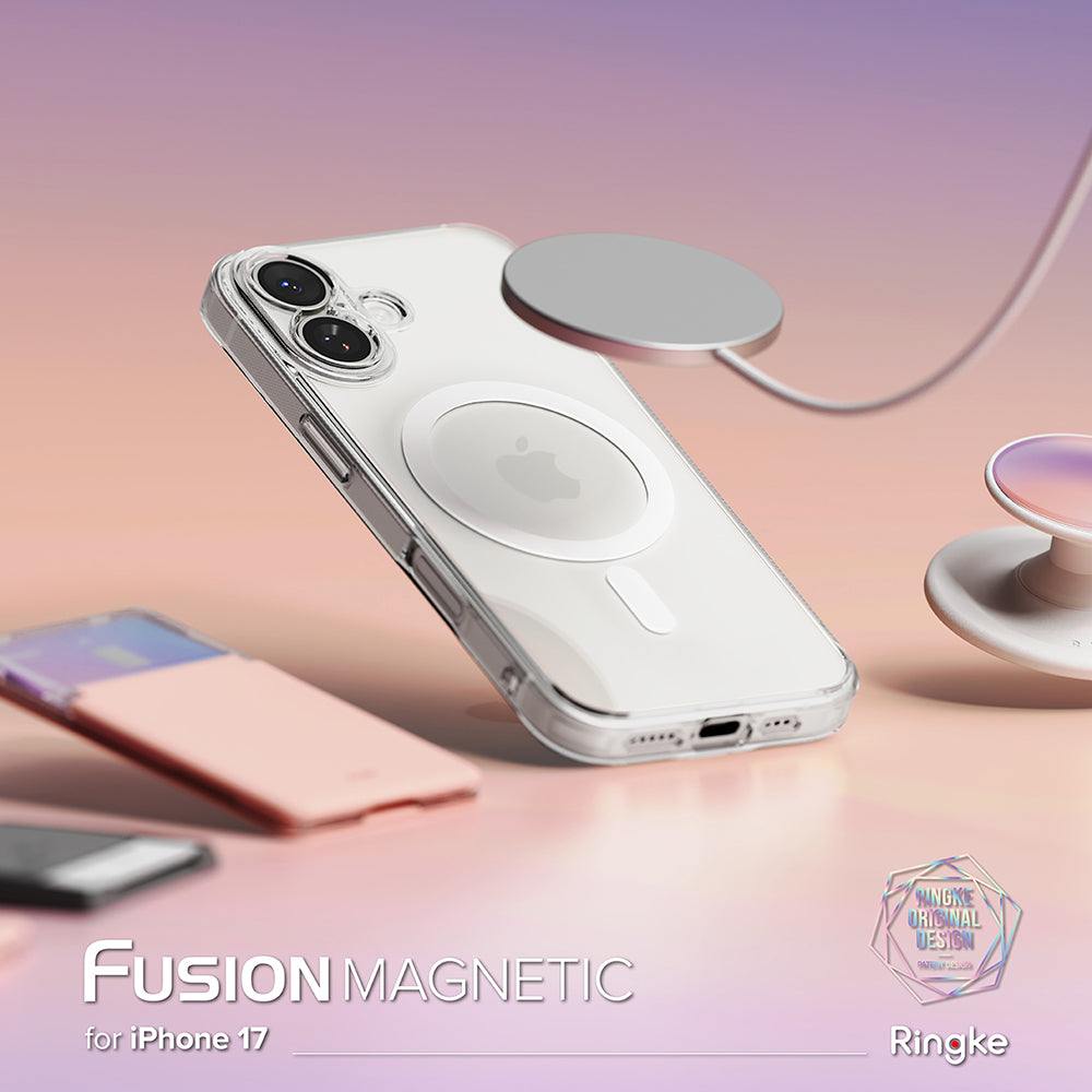 Pouzdro MagSafe pro Apple iPhone 17, Ringke, Fusion, Průhledné