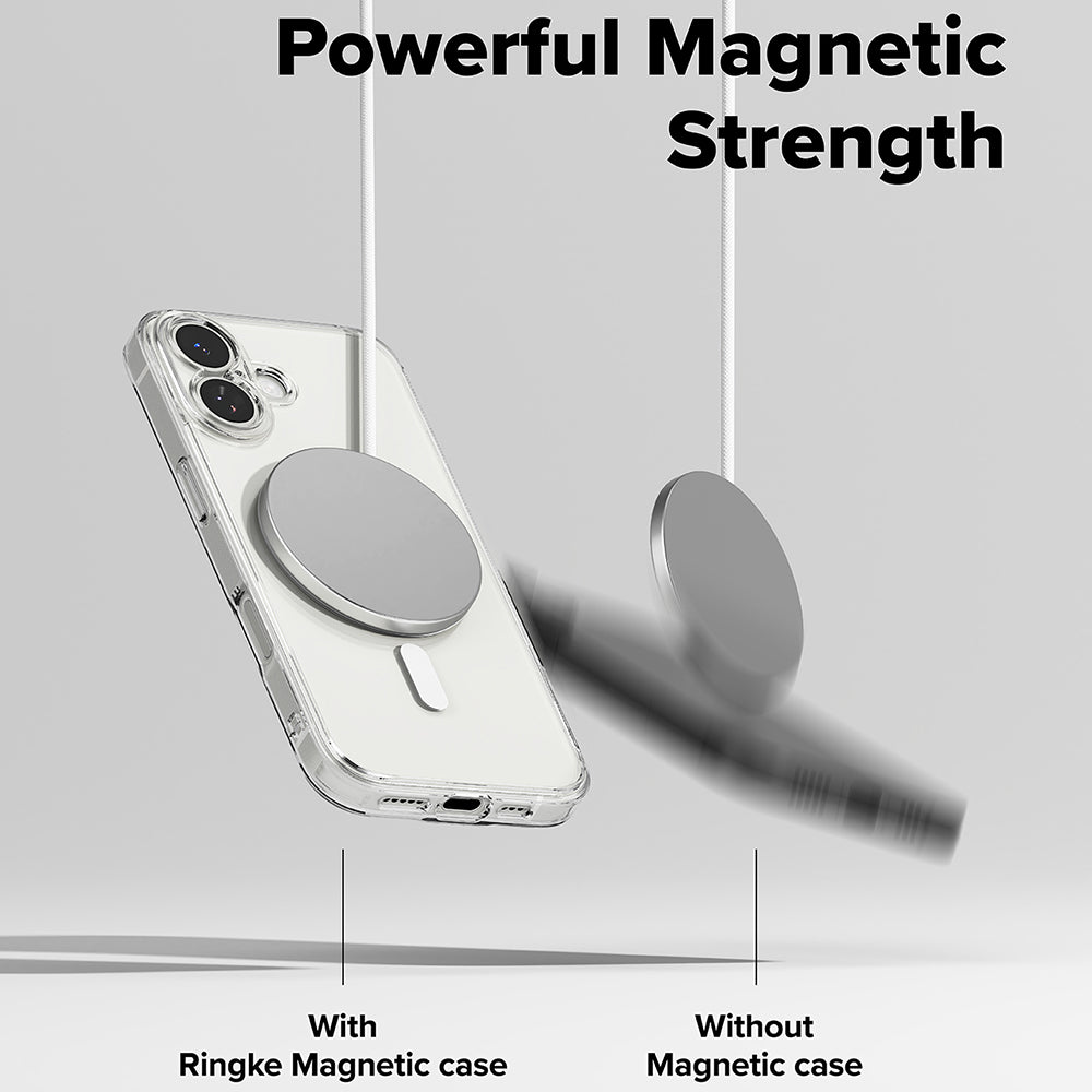 Pouzdro MagSafe pro Apple iPhone 17, Ringke, Fusion, Průhledné