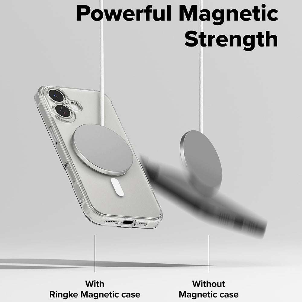 Pouzdro MagSafe pro Apple iPhone 17, Ringke, Fusion, Matně průhledné
