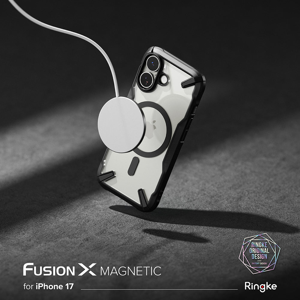 Pouzdro MagSafe pro Apple iPhone 17, Ringke, Fusion X, Černá