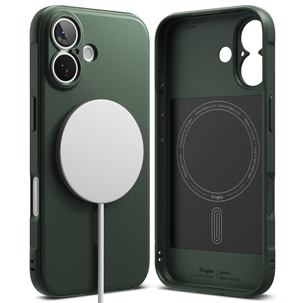 MagSafe pouzdro pro Apple iPhone 17, Ringke, Onyx, Tmavě zelené