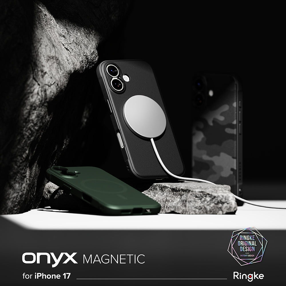 MagSafe pouzdro pro Apple iPhone 17, Ringke, Onyx, Tmavě zelené