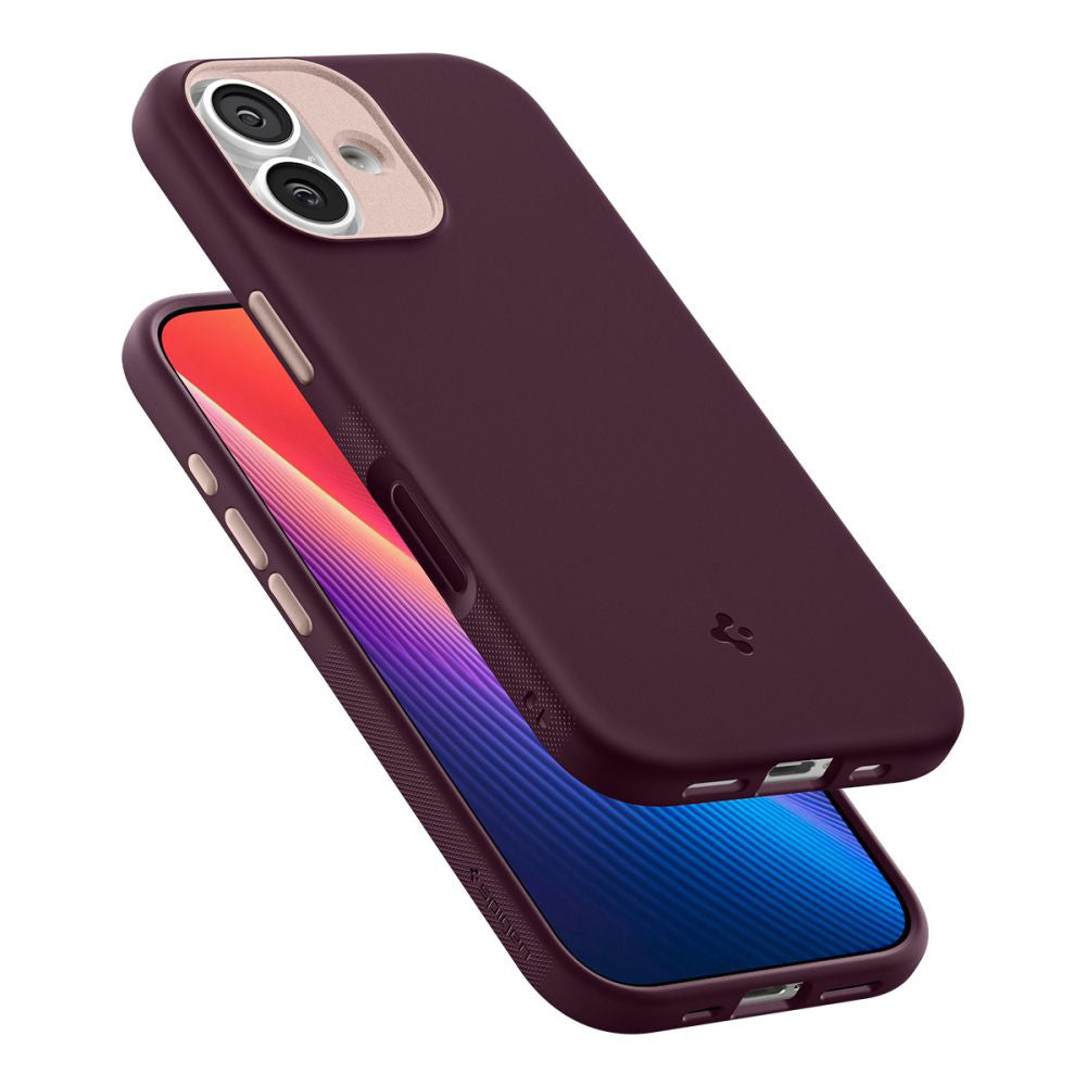 Pouzdro MagSafe pro Apple iPhone 17, Spigen, Caseology Nano Pop, Višňová ACS10365