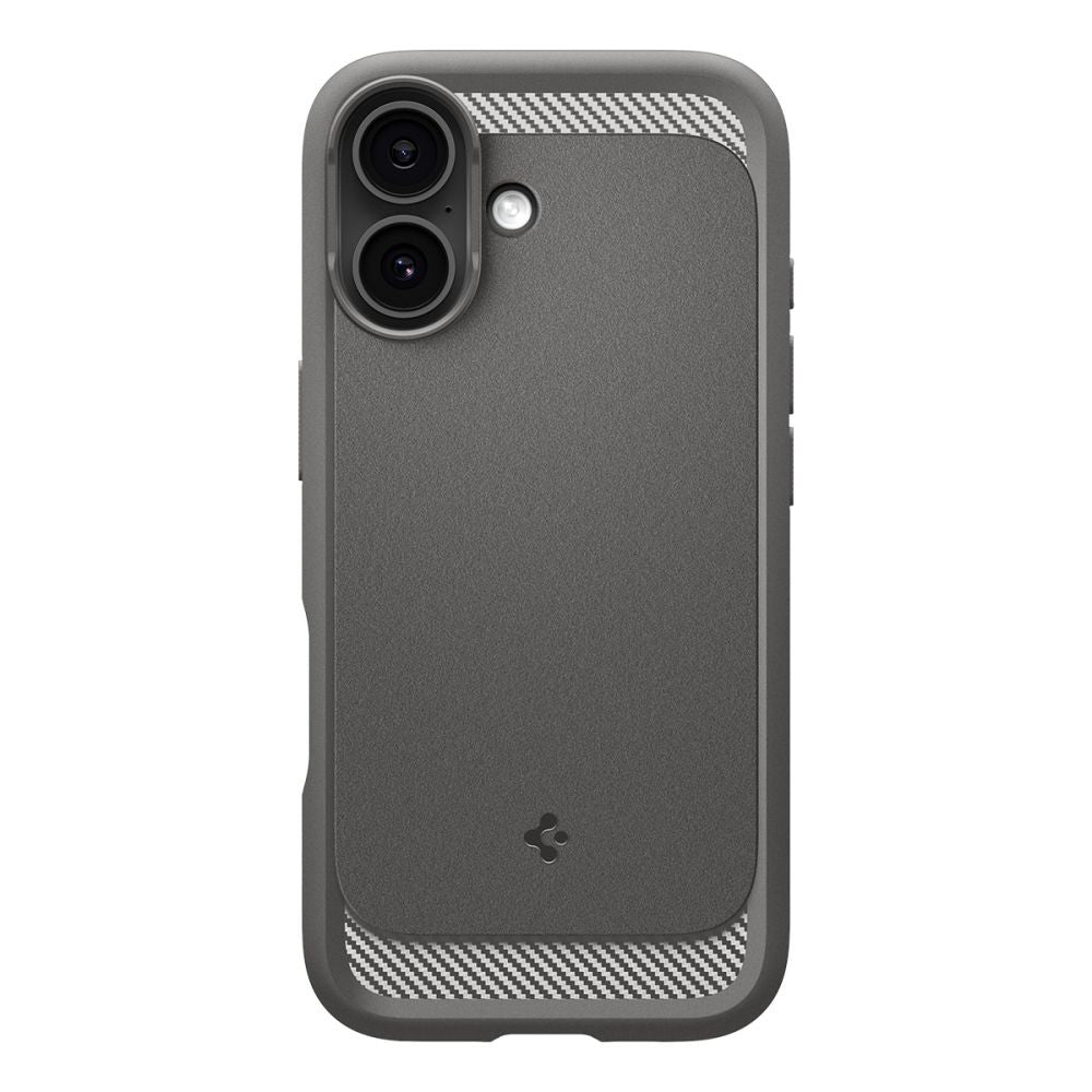 Pouzdro MagSafe pro Apple iPhone 17, Spigen, Rugged Armor, Šedé
